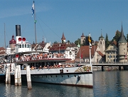 ルツェルン旧市街と湖船